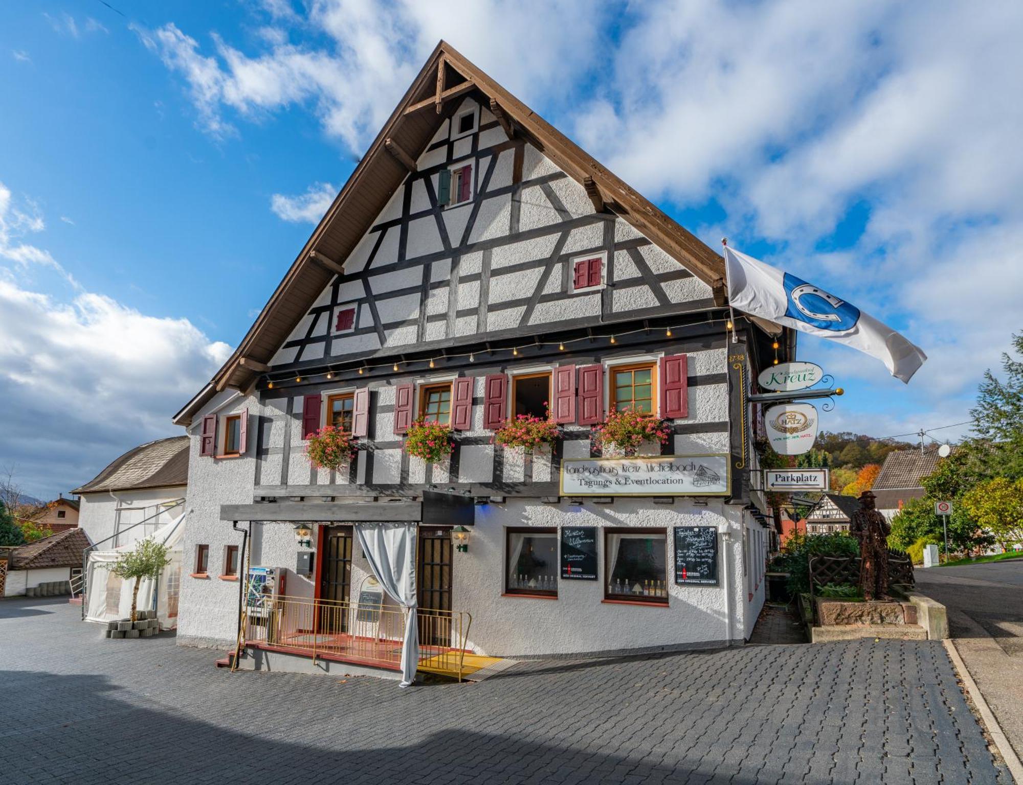 Landhotel Engel & Kreuz ガッゲナウ エクステリア 写真
